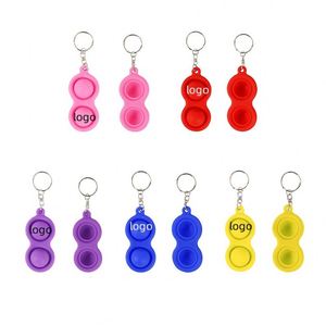 Vente en gros de jouets sensoriels de fête de qualité supérieure, porte-clés en forme de pois - Product Image 1