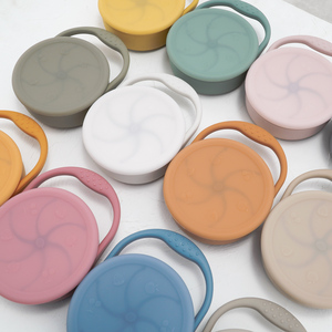 Vaso de Silicona de Grado Alimenticio para Niños, Juego de Vajilla, Diseño Plegable Portátil y Conveniente, Uso Seguro para Bebés de 0 a 12 Meses - Product Image 3