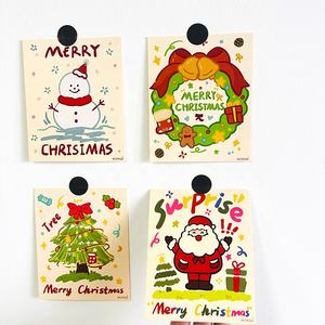 Impression de logo populaire Cartes de joyeux Noël de haute qualité Cartes de voeux de vacances <span class=keywords><strong>Bonne</strong></span> <span class=keywords><strong>année</strong></span> <span class=keywords><strong>Carte</strong></span> <span class=keywords><strong>postale</strong></span> de vacances avec meilleurs voeux - Product Image 5