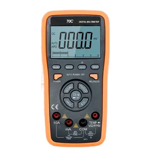 DECCA 70C 5999 Counts Auto Range Digital Multimeter Tester With Temperature Capacitance 60mF Frequency 20MHz AC DC 1000V 10A