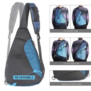 กระเป๋าคาดลำตัวแบบสะพายไหล่ BSCI Factory รุ่น Chest Pack-Medium กันน้ำได้ สำหรับผู้ชาย - Product Image 5