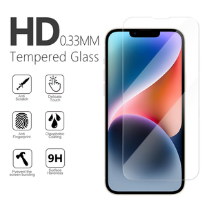 กระจกใส9H สำหรับ iPhone 14 PLUS 13 12 MINI 11 15 16 PRO MAX x XS XR 7 8 6S PLUS HD กระจกป้องกัน<span class=keywords><strong>หน้า</strong></span><span class=keywords><strong>จอ</strong></span> - Product Image 2