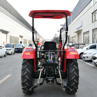 Fournisseur professionnel, tracteur agricole compact à haute efficacité, homologué CE EPA, 50 CV, 4 roues motrices, boîte de vitesses Weichai Diesel