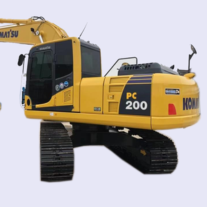 Excavadora de orugas Komatsu PC200 robusta, excavadora hidráulica de 20 toneladas | Excavadora usada hecha en Japón para proyectos urbanos y de construcción - Product Image 1