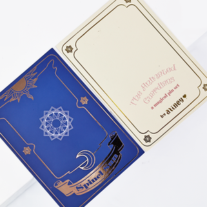 Producto personalizado <span class=keywords><strong>de</strong></span> oro rosa teñido, papel <span class=keywords><strong>de</strong></span> tarjeta <span class=keywords><strong>de</strong></span> agradecimiento <span class=keywords><strong>de</strong></span> oro en relieve y cartón - Product Image 5