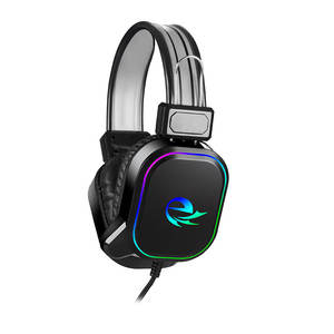 Casque de jeu filaire USB confortable à réduction de bruit de haute qualité 2022 avec outillage <span class=keywords><strong>privé</strong></span>, lumière LED M3, microphone, pilote 40MM - Product Image 1