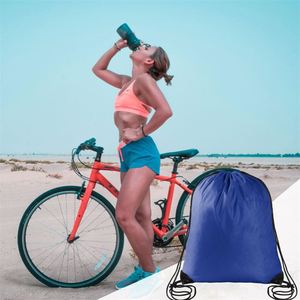 Manufacturer Custom Printed Logo Drawstring Shoe Bag High Quality Nylon <b>Backpack</b> Gym Bag Eco-Friendly Waterproof Nylon Bag - Product Image 4