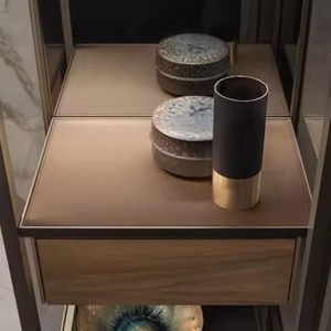 Vitrine Treo Tường Treo Nhôm Showcase rượu tủ trưng bày với cửa ra vào Swing Frosted <span class=keywords><strong>Glass</strong></span> Túi xách - Product Image 4