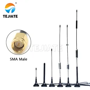 GPRS/GSM/3/4G/2.4G/5.8G high gain foldable external wire glue stick gprs suction cup rf wireless antenna