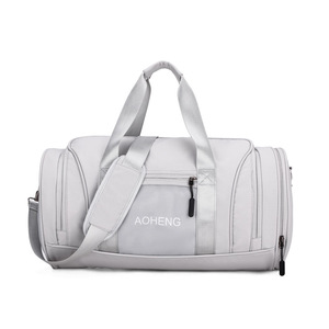 Sac de voyage unisexe en polyester Oxford, sac de sport avec séparation sec/humide, poche à chaussures indépendante, sac à main portable à bandoulière - Product Image 2