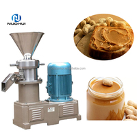Machine à fabriquer du beurre de cacahuète, moulin colloïdal pour la sauce au poivre, la pâte de noix, le lait de noix, le tahini et l'émulsion de tomate