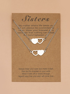 <strong>3</strong> Pcs Stainless Steel Heart-shaped <strong>Necklaces</strong> Matching Heart Pendants <strong>for</strong> <strong>Sister</strong> Best Friend <strong>Necklace</strong> Friendship Jewelry - Product Image 3