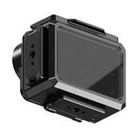 80M 铝制防水壳适用于 Insta360 Go Ultra 运动相机磁性快拆防雾水下潜水外壳