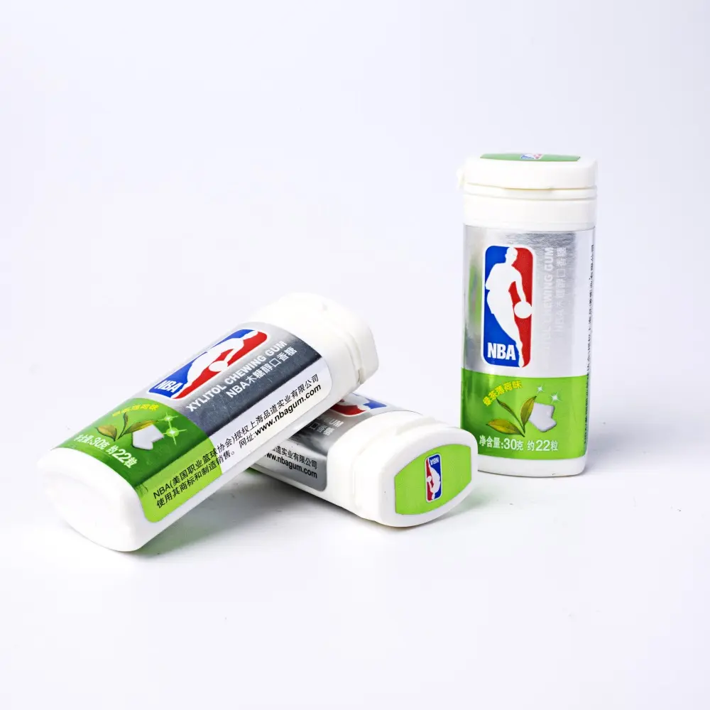 Factory Custom Made Chewing Gum Without Sugar Xylitol Candies Packed In Small Jar