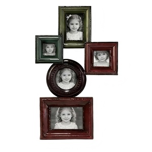 Cadre photo en bois « Famille Bénie » format 6x8, 12 ouvertures, <span class=keywords><strong>collage</strong></span> multi-photos pour accrocher au mur, pour afficher les souvenirs à la maison - Product Image 6