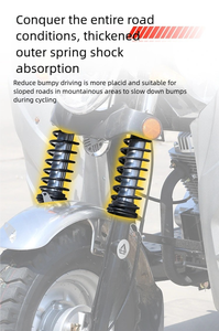 Medido mới nhỏ gọn và linh hoạt ba bánh xăng xe chở khách xe máy/nhiên liệu Powered ba bánh - Product Image 3