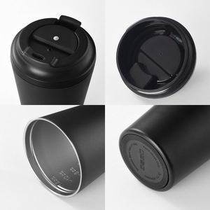Vaso Térmico Personalizado de Acero Inoxidable de Doble Pared con Aislamiento al Vacío, Tapa con Serigrafía, para Beber Directamente, para Leche o Café - Product Image 2