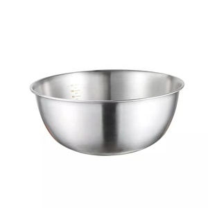 Alta Qualidade Coreano Aço Inoxidável Saladeira Tigela De Mistura De Metal Polido Conjunto para Camping Incluindo Embalagem Da Caixa - Product Image 2