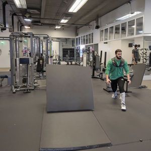 Piastrelle in gomma balistica EPDM spesse 15mm piastre antiproiettile per poligono di tiro per palestra - Product Image 6