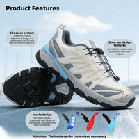 Chaussures de randonnée et de course de haute qualité, unisexes, bottes d'extérieur, dessus en mesh respirant, amorti, légères, durables, toutes saisons