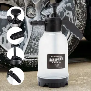 2L Hand Manual Pump Snow Foam Up Sprayer For Car Washing Hand Pressure Car Wash Cleaning Soap Foam Sprayer