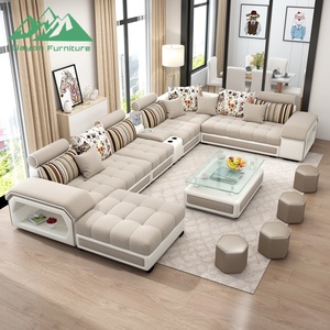 Meubles intelligents modernes en tissu en forme de U, ensemble de luxe intelligent avec musique pour salon Hydz X01, salon modulaire Hydz X01 - Product Image 5
