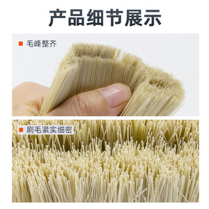 แปรงทาสีแบบแบน ด้ามไม้ ขนาด 50 มม. ขนแปรงหนาแน่น สำหรับงานฮาร์ดแวร์ - Product Image 4