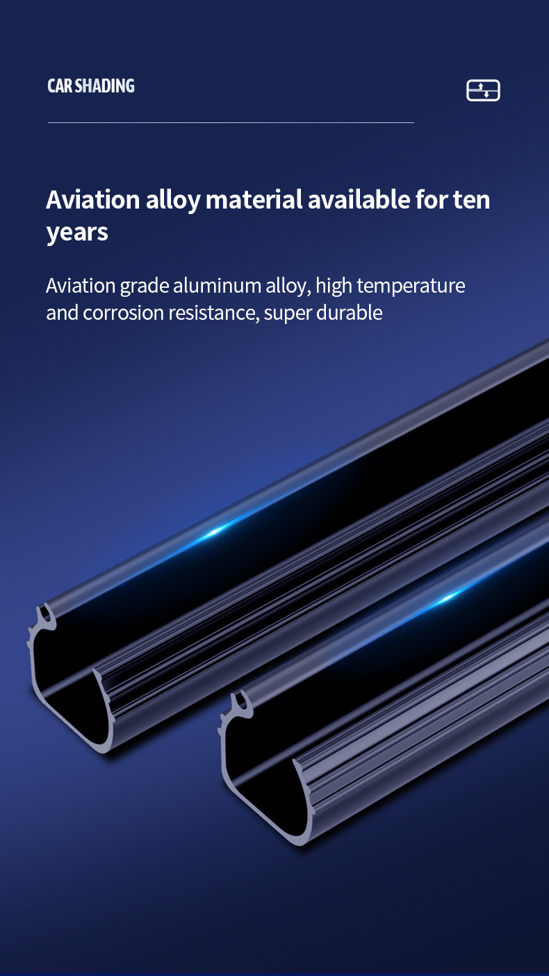 Fifth car Windshield Sunshade, Fifth , Oxford sun shield, sun block 0 light transmission, 80-140cm retractable