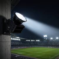 Projecteurs LED 600W à détecteur de mouvement, haute luminosité SMD 3030, grand angle, pour parkings et événements