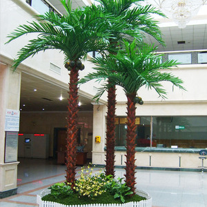 Uk stock — arbre de palmier vert artificiel K01271, simulation d'intérieur et d'extérieur, plante de palmier dorée décorative pour mariage - Product Image 3