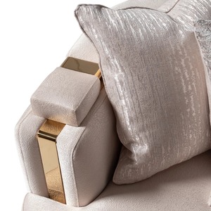 Divano di Lusso per Reception d'Hotel <span class=keywords><strong>in</strong></span> Offerta, Design Moderno di Alta Qualità, Modulare a Due Posti a Forma di L, Personalizzabile su Misura - Product Image 2