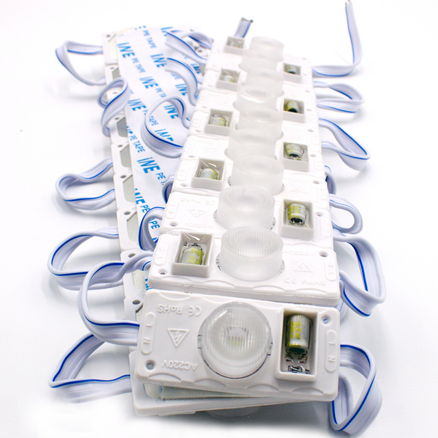 220V LED Modules Light Mini LED Injection Modules for Billboard Signs Advertisement Box Backlight Pixel Letter Sign