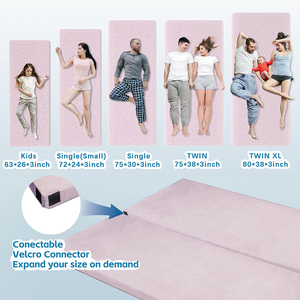 Surewalhome Traagschuim Matras Voor Reis Draagbaar Slaapkussen Camping Matras Logeerbed Voor Logeerpartij - Product Image 4