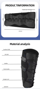 Supporto per Gambe Regolabile con Elastico e Logo OEM, Fascia di Compressione per Polpacci per Esercizi - Product Image 5