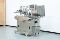 HoneMix Relleno y sellador de tubos automático compacto de producción pequeña Crema cosmética Pasta de dientes Relleno y embalaje de tubos de plástico