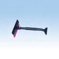 Brosse à neige télescopique en aluminium avec grattoir à glace