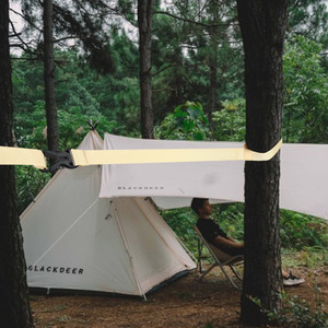 Cuerda colgante de 22 anillas, 5 cm x 12 m, nailon, ajustable, para exteriores, para tender ropa, para tiendas de campaña, herramienta de supervivencia - Product Image 3