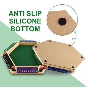 Trẻ Em Đóng Hộp Xúc Xắc Trò Chơi 2-6 Người Chơi Uống Xúc Xắc Trò Chơi Bằng Gỗ Toán Học Số Máy Tính Để Bàn Trò Chơi Hội Đồng Quản Trị Cho Người Lớn Gia Đình Bên Câu Lạc Bộ - Product Image 6