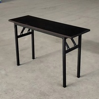 Vente flash : Ensemble de tables en bois avec pieds en métal pour salle à manger d'hôtel, mobilier de restaurant moderne et luxueux, table et chaises pliantes
