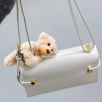 Peluche Ourson Miniature Mignon de Haute Qualité MARZO pour Décoration de Tasses à Café, Pailles et Vêtements