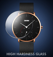 Montre Homme Minimaliste de Luxe Personnalisée 40mm avec Petite Seconde, Verre Antique, Style Business, Dessin Animé, Simple, Étanche 3ATM, Bracelet en Cuir