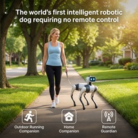 Chien robot intelligent BoBo pour l'exploration en extérieur, navigation IA et conscience environnementale en temps réel
