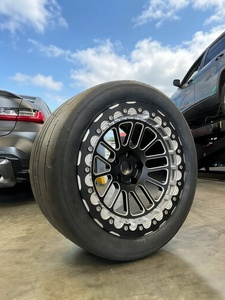 Jantes forgées Beadlock argentées FHJ 15 17 18 pouces 15x10 17x10 18x11 5x114.3 5x112 5x120 pour course de dragster, compatibles RAM 1500 2500 TRX - Product Image 4