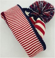 Bonnet tricoté double couche en laine avec pompon, chaud et personnalisé pour adulte – Collection hiver – Vente chaude