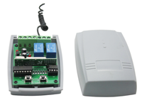 Receptor de Código Variable Universal YET402PC de 2 Canales, 12-24V AC/DC, NO/NC, 433.92mhz
