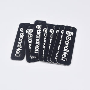Venta al por mayor diseño negro prenda Swing Hany etiqueta etiquetas de papel personalizado 1000g 2000G etiqueta colgante gruesa - Product Image 6