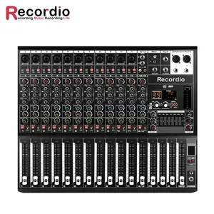 GAX-Q12 Dj Hoge Kwaliteit Audio Mixer Professionele Digitale Stage Mixer Met 99dsp7 Segment Equalizer
