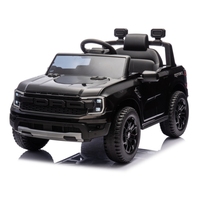 Voitures à pédales Ford F-150 sous licence, jouets pour enfants en plastique avec pneus en caoutchouc, licence 12V, voitures électriques à pédales pour enfants