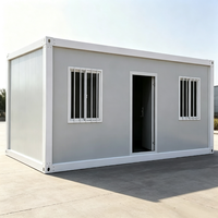 Module de maison flottante préfabriquée en structure légère en acier, conteneur de 20 pieds pour hôtels et bureaux