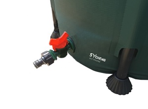 Baril de pluie Collecteur d'eau Baril de pluie pliable portable Réservoir de stockage d'eau Baril d'eau carré pliable - Product Image 4